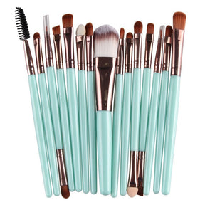 15 Pcs Brush Makeup Kit